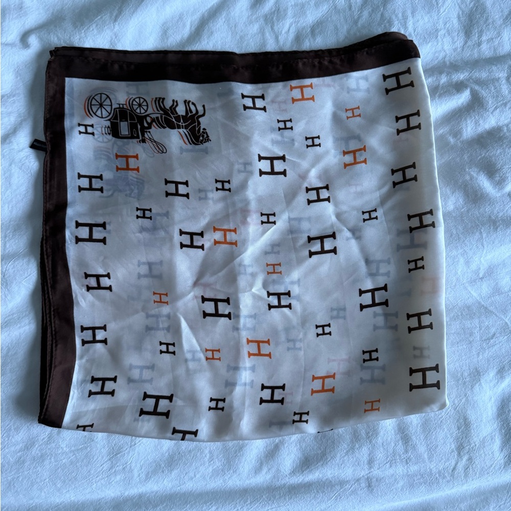 Brown and Orange Women's scarf